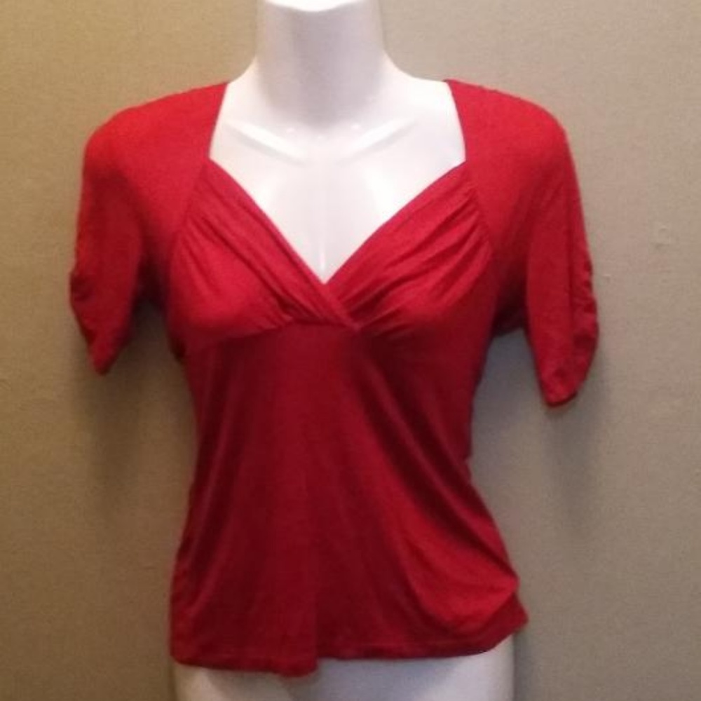 Beautiful Red Hot, Sexy, Low Cut Top